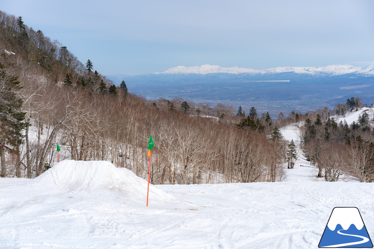 富良野スキー場｜高度感たっぷり、標高900ｍの別世界。大雪山系を望む絶景と春雪を思いっきり楽しみましょう！